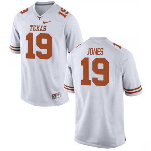 Youth Texas Longhorns #19 Brandon Jones Limited Stitched Jersey White